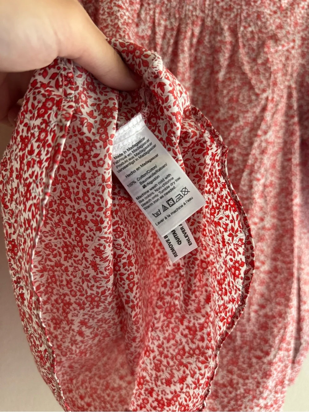 NWT J.Crew x Liberty floral blouse pink 8
